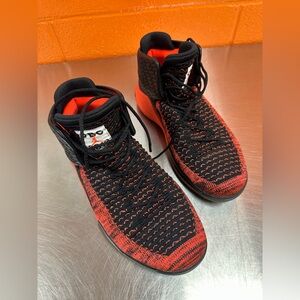 Nike Air Jordan XXXII 32 MJ Day Banned Sneakers Size 11 Black & Orange